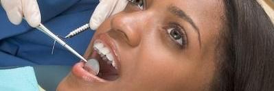 Woman getting dental fillings at dentist near me Bellevue